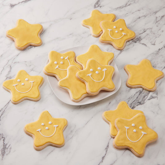 Create Your Own Custom Star Shaped Smiley® Cookies