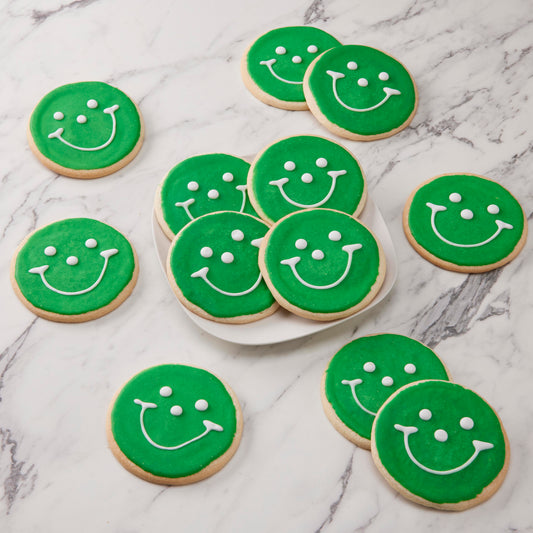 Green Mini Smiley® Cookies