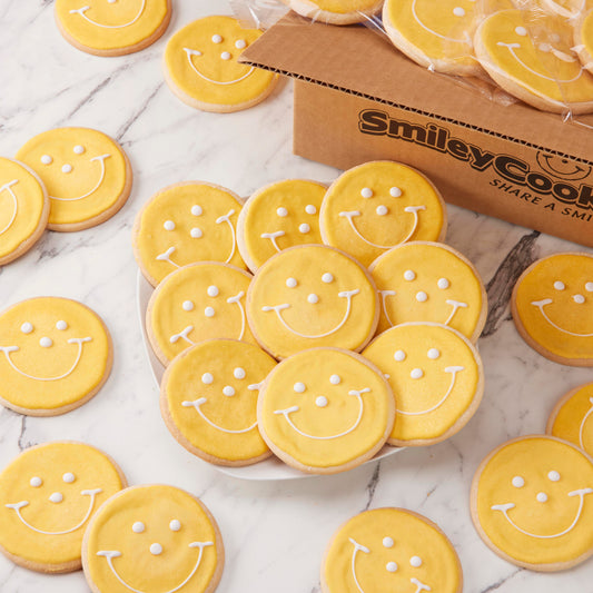 Yellow Mini Smiley® Cookies