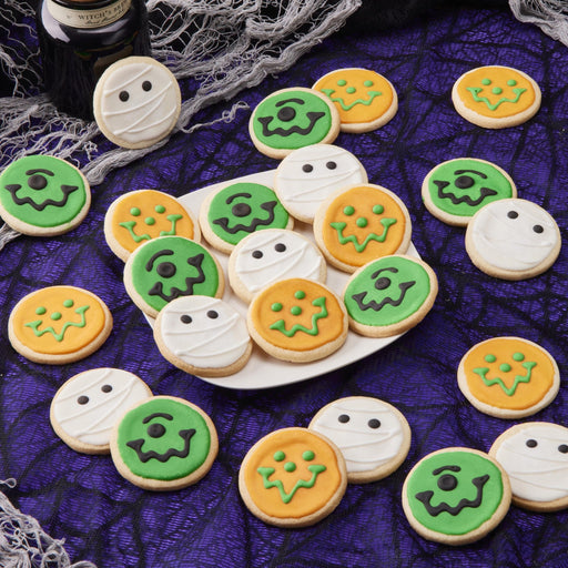 2.5" Monster Mash Halloween Variety Pack - SmileyCookie.com individually wrapped, nut - free, and kosher cookies delivered to you!