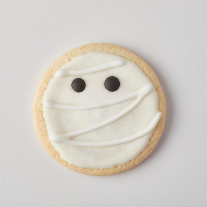 2.5" Wrapped Mini Mummy Cookies - SmileyCookie.com individually wrapped, nut - free, and kosher cookies delivered to you!