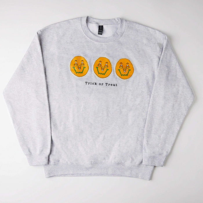 Unisex Trick or Treat Pumpkin Crewneck Sweatshirt
