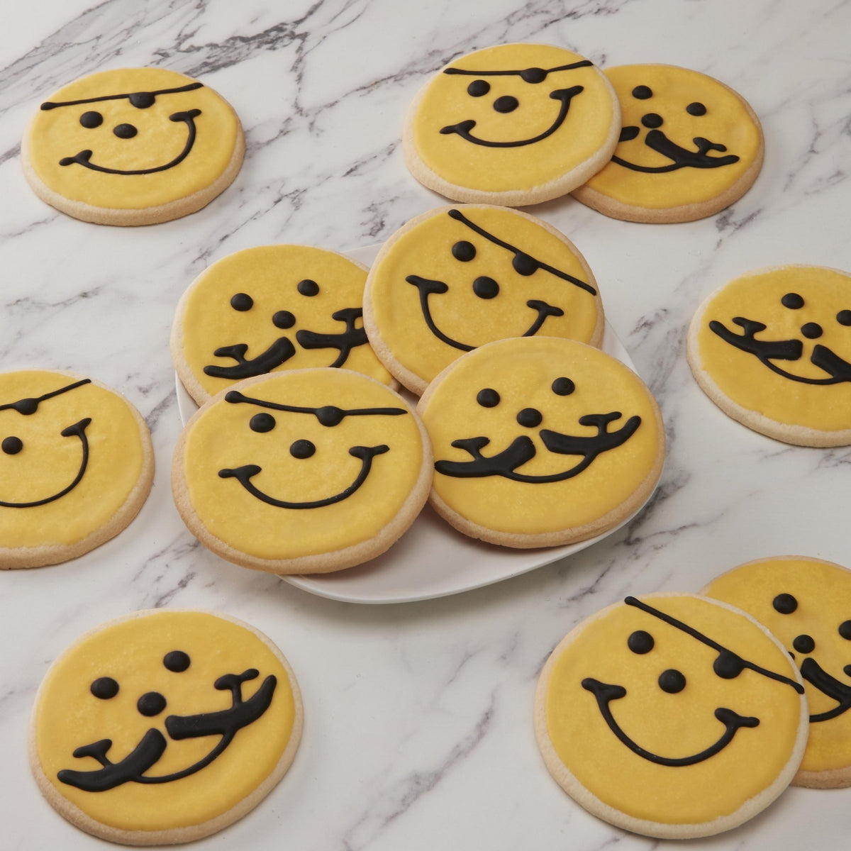 Bucco 'Stache Smiley® Cookie Variety Pack — SmileyCookie.com