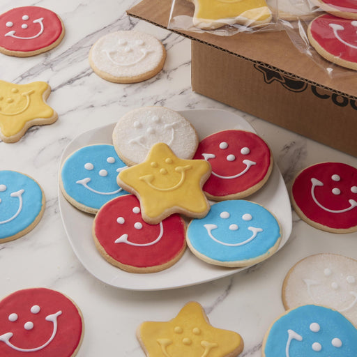 4" U - S - of - YAY Cookie Pack - SmileyCookie.com individually wrapped, nut - free, and kosher cookies delivered to you!