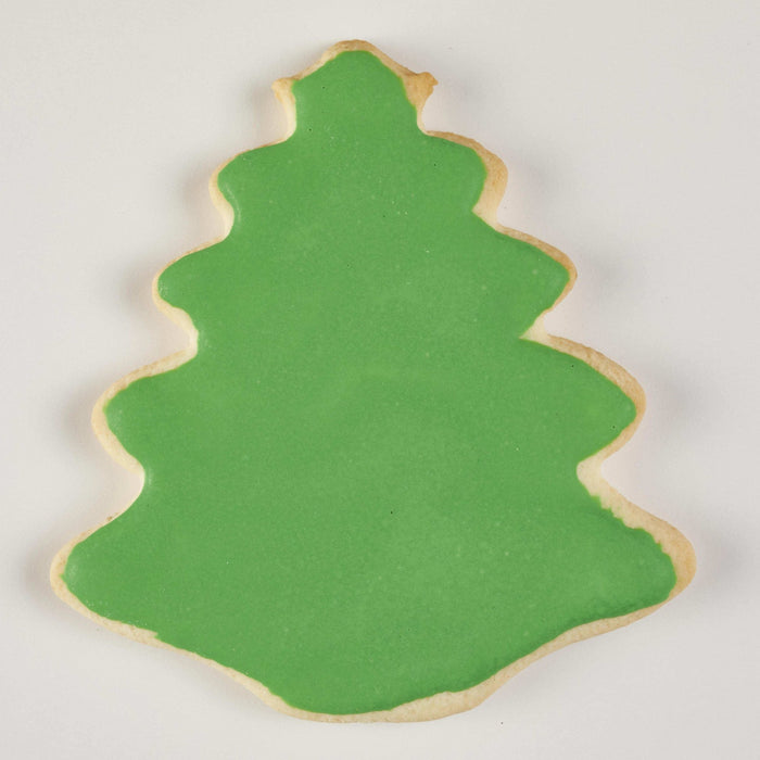 4" Wrapped Green Iced Christmas Tree Cookies - SmileyCookie.com individually wrapped, nut - free, and kosher cookies delivered to you!