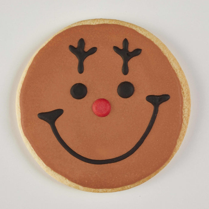 4" Wrapped Reindeer Cookies - SmileyCookie.com individually wrapped, nut - free, and kosher cookies delivered to you!