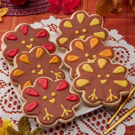 4" Wrapped Turkey Cookies - SmileyCookie.com individually wrapped, nut - free, and kosher cookies delivered to you!
