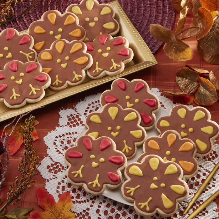 4" Wrapped Turkey Cookies - SmileyCookie.com individually wrapped, nut - free, and kosher cookies delivered to you!