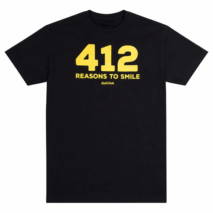 412 Reasons to Smile T-Shirt - SmileyCookie.com individually wrapped, nut - free, and kosher cookies delivered to you!