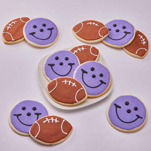 Baltimore Football Cookie Pack  - SmileyCookie.com individually wrapped, nut - free, and kosher cookies delivered to you!