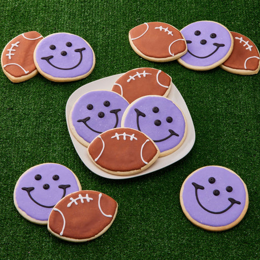 Baltimore Football Cookie Pack  - SmileyCookie.com individually wrapped, nut - free, and kosher cookies delivered to you!