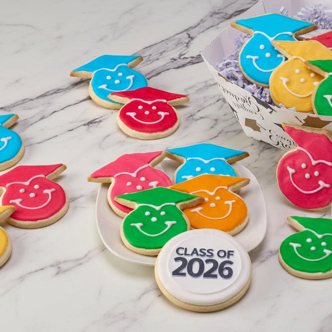 Best Wishes Graduation Gift Pack - SmileyCookie.com individually wrapped, nut - free, and kosher cookies delivered to you!