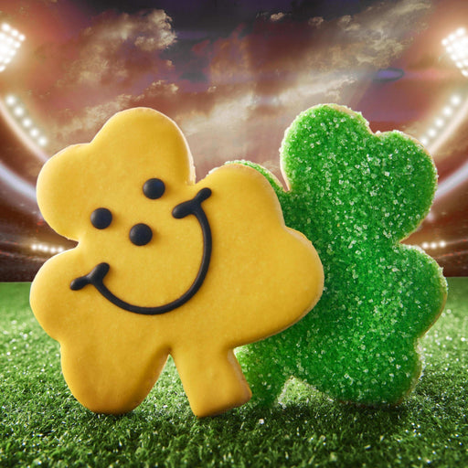 Black & Gold Shamrock Pack - SmileyCookie.com individually wrapped, nut - free, and kosher cookies delivered to you!