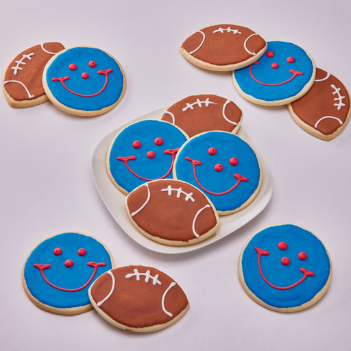 Buffalo Football Cookie Pack  - SmileyCookie.com individually wrapped, nut - free, and kosher cookies delivered to you!