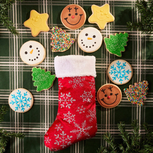 Christmas Stocking Variety Pack - SmileyCookie.com individually wrapped, nut - free, and kosher cookies delivered to you!