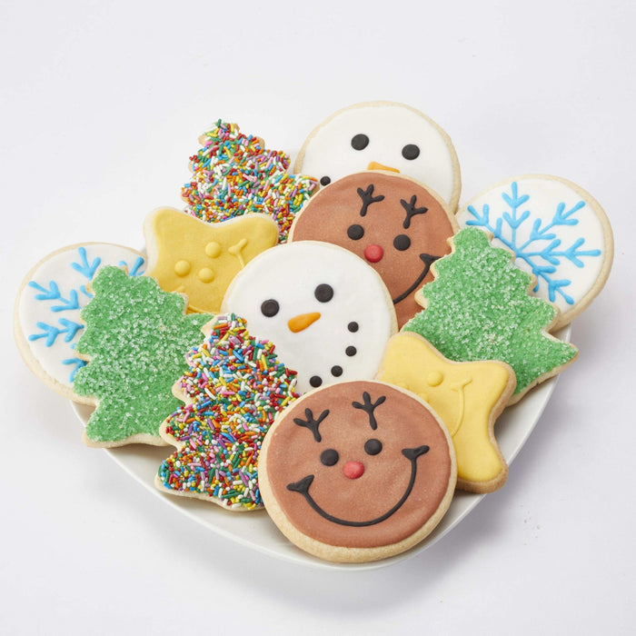 Christmas Stocking Variety Pack - SmileyCookie.com individually wrapped, nut - free, and kosher cookies delivered to you!