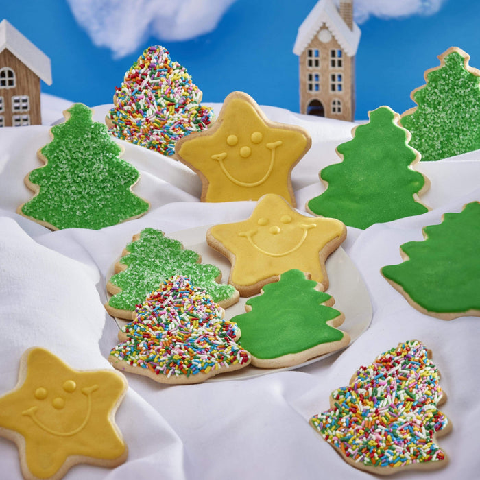 Christmas Tree Pack - SmileyCookie.com individually wrapped, nut - free, and kosher cookies delivered to you!