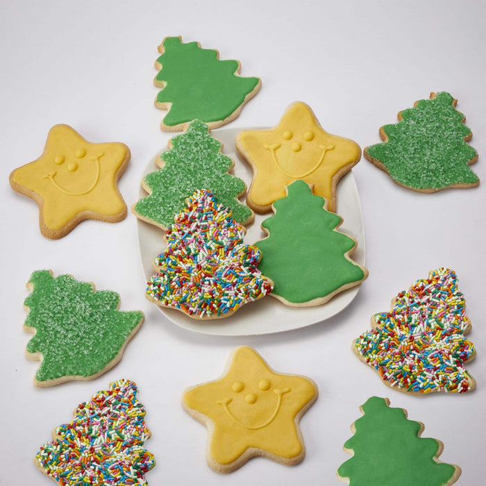 Christmas Tree Pack - SmileyCookie.com individually wrapped, nut - free, and kosher cookies delivered to you!