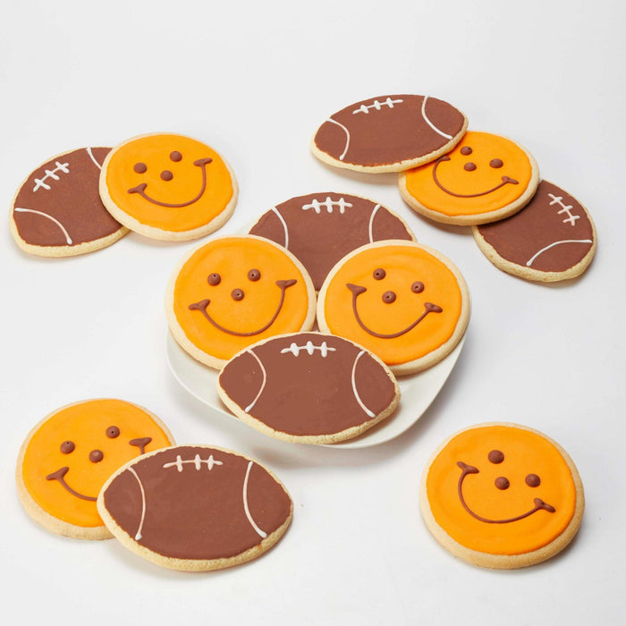Cleveland Football Cookie Pack - SmileyCookie.com individually wrapped, nut - free, and kosher cookies delivered to you!