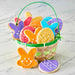 Easter Cookie Basket - SmileyCookie.com individually wrapped, nut - free, and kosher cookies delivered to you!