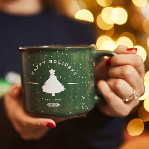 Eat'n Park Christmas Star Commercial Ceramic Coffee Mug - SmileyCookie.com individually wrapped, nut - free, and kosher cookies delivered to you!