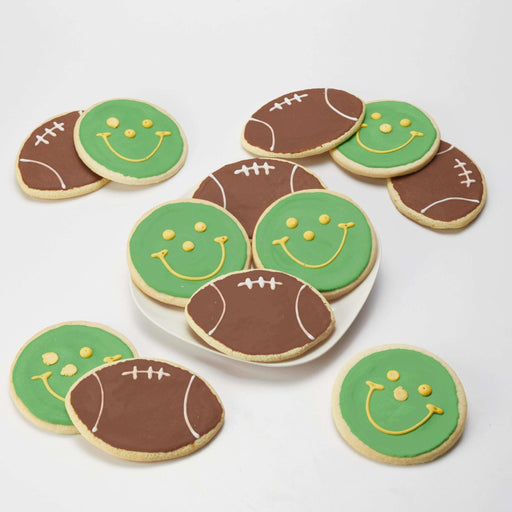 Green Bay Football Cookie Pack - SmileyCookie.com individually wrapped, nut - free, and kosher cookies delivered to you!