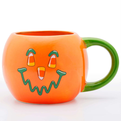 Halloween Jack'o Lantern Mug - SmileyCookie.com individually wrapped, nut-free, and kosher cookies delivered to you!