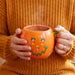 Halloween Jack'o Lantern Mug - SmileyCookie.com individually wrapped, nut-free, and kosher cookies delivered to you!