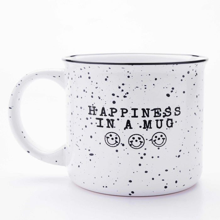 Happiness in a Mug – 16 oz Mug - SmileyCookie.com individually wrapped, nut - free, and kosher cookies delivered to you!
