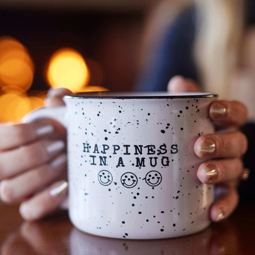 Happiness in a Mug – 16 oz Mug - SmileyCookie.com individually wrapped, nut - free, and kosher cookies delivered to you!