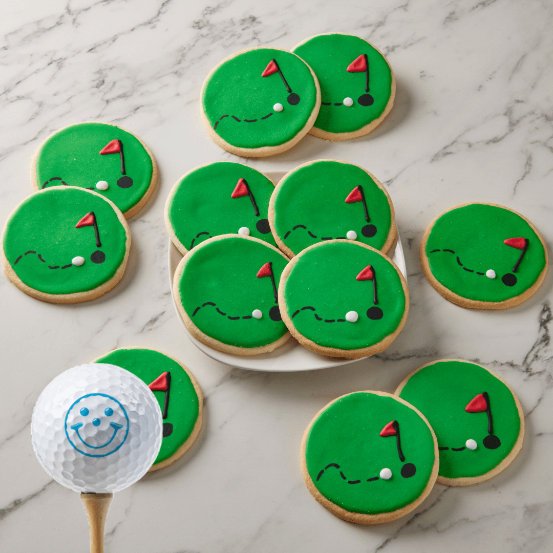 Just Fore You Golf Cookie Gift Pack - SmileyCookie.com individually wrapped, nut - free, and kosher cookies delivered to you!