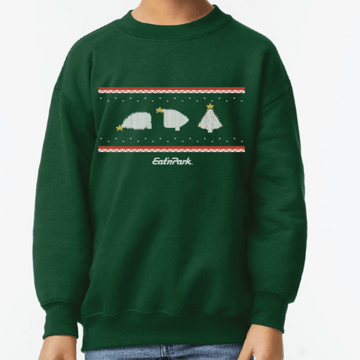 Kids Christmas Star Sweatshirt - SmileyCookie.com individually wrapped, nut - free, and kosher cookies delivered to you!