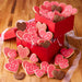 Love Overload Valentine's Day Treat Tower - SmileyCookie.com individually wrapped, nut - free, and kosher cookies delivered to you!