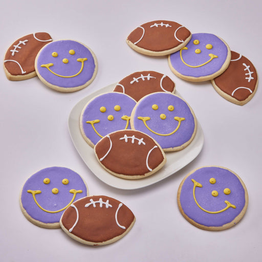 Minnesota Football Cookie Pack - SmileyCookie.com individually wrapped, nut - free, and kosher cookies delivered to you!