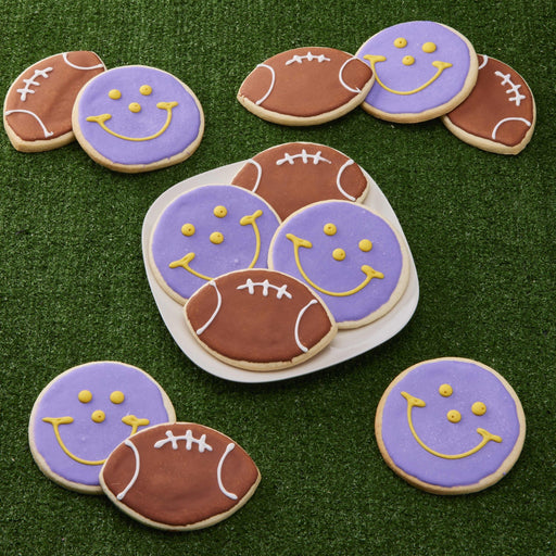 Minnesota Football Cookie Pack - SmileyCookie.com individually wrapped, nut - free, and kosher cookies delivered to you!
