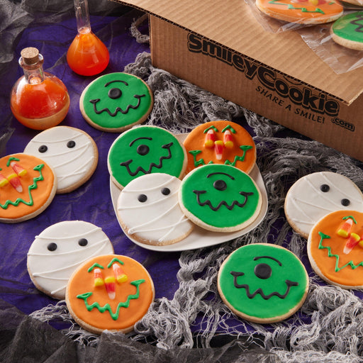 Monster Mash Cookies - SmileyCookie.com individually wrapped, nut - free, and kosher cookies delivered to you!