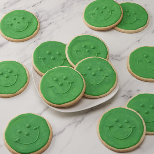 Pickle Smiley® Cookies - SmileyCookie.com individually wrapped, nut-free, and kosher cookies delivered to you!