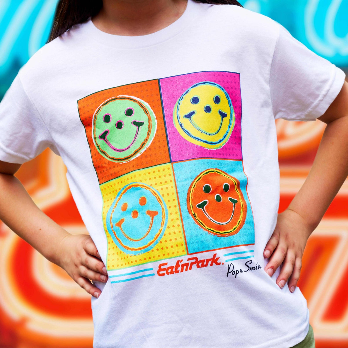 Pop A Smile Youth Tee Shirt — SmileyCookie.com