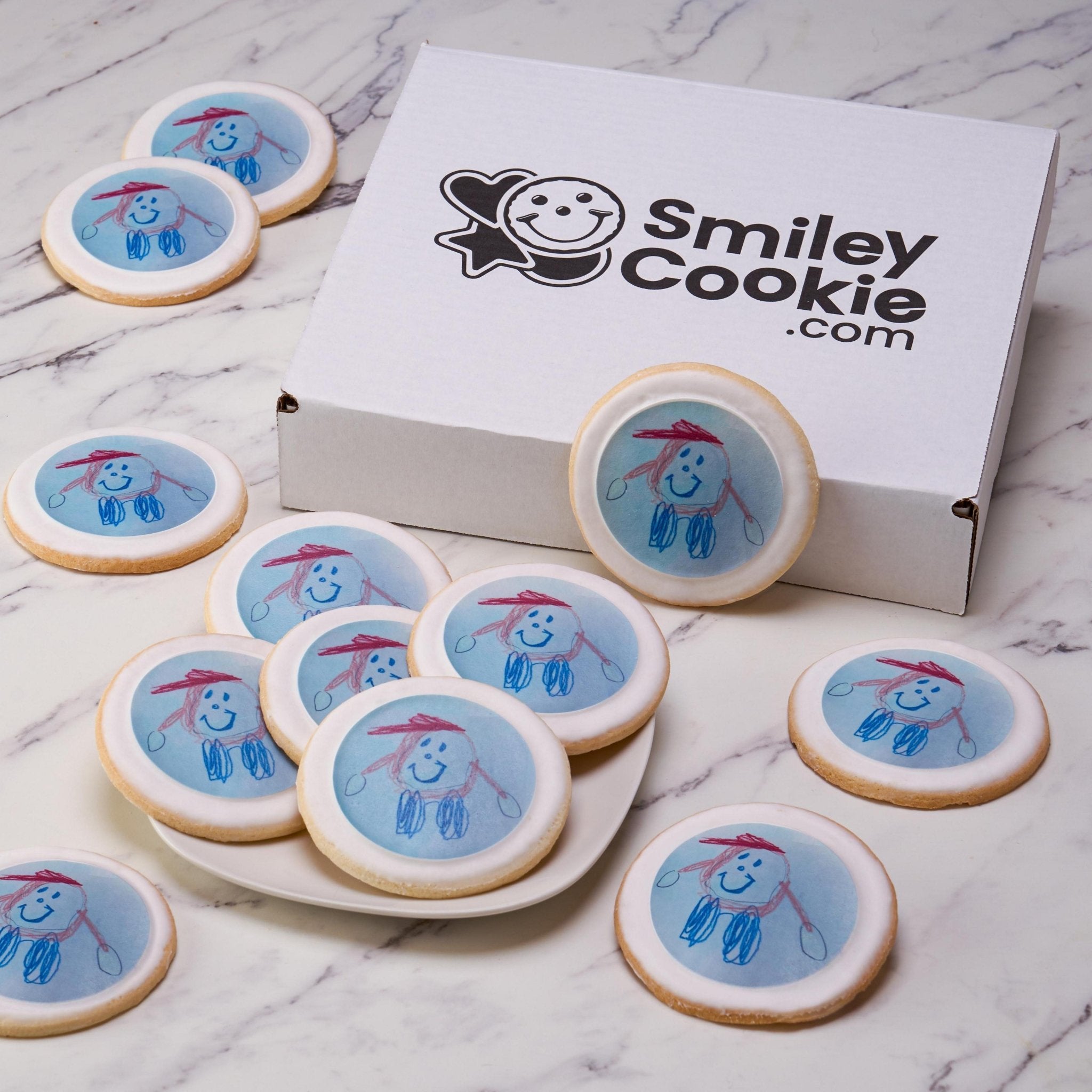 Smiley® Cookie Father's Day Custom Cookie Gift Set - SmileyCookie.com individually wrapped, nut - free, and kosher cookies delivered to you!