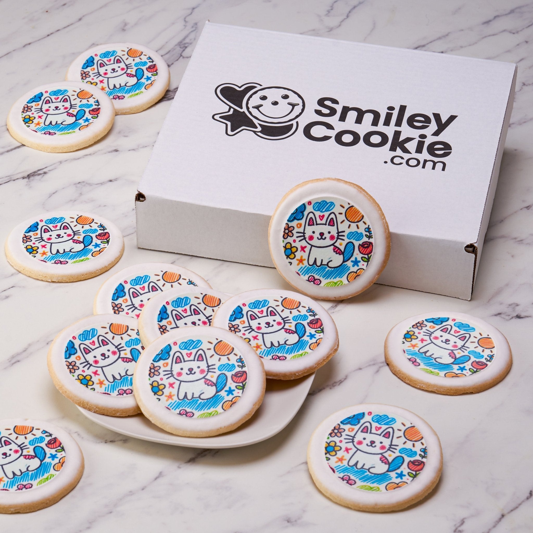 Smiley® Cookie Father's Day Custom Cookie Gift Set - SmileyCookie.com individually wrapped, nut - free, and kosher cookies delivered to you!