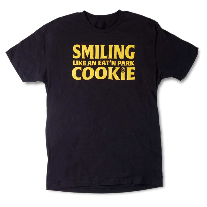 Smiling Like An Eat'n Park Cookie T-Shirt - SmileyCookie.com individually wrapped, nut - free, and kosher cookies delivered to you!