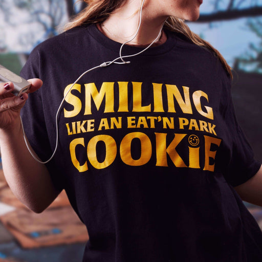 Smiling Like An Eat'n Park Cookie T-Shirt - SmileyCookie.com individually wrapped, nut - free, and kosher cookies delivered to you!