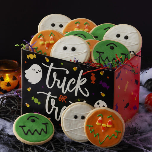 Trick of Treat Gift Box - SmileyCookie.com individually wrapped, nut - free, and kosher cookies delivered to you!