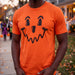 Unisex Jack O'Lantern Halloween T-Shirt - SmileyCookie.com individually wrapped, nut-free, and kosher cookies delivered to you!