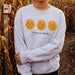 Unisex Trick or Treat Pumpkin Crewneck Sweatshirt - SmileyCookie.com individually wrapped, nut-free, and kosher cookies delivered to you!
