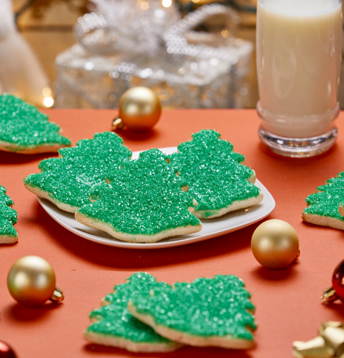 Sparkling Christmas Tree Cookie