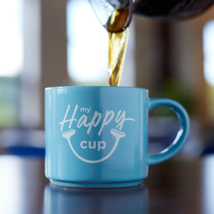 My Happy Cup Ceramic Coffee Mug