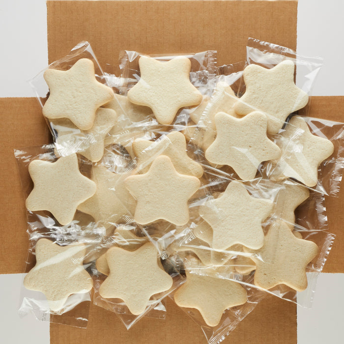 Uniced Star Cookies 