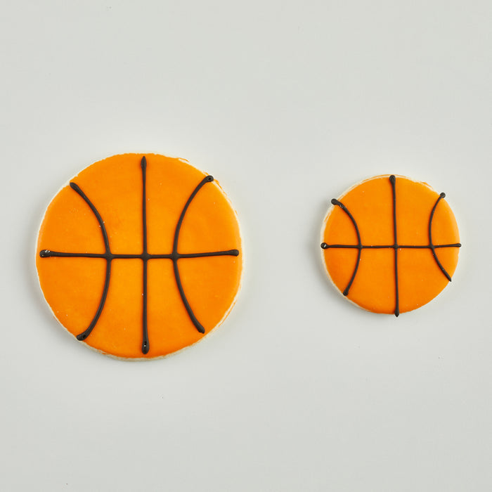Mini Basketball Cookies 