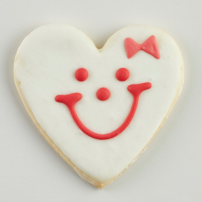Wedding Hearts Smiley Cookies